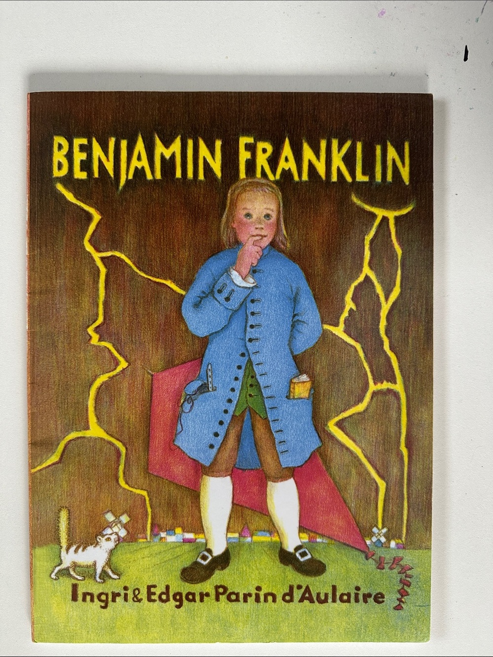 Benjamin Franklin Kids Book Toy - Blue Cover